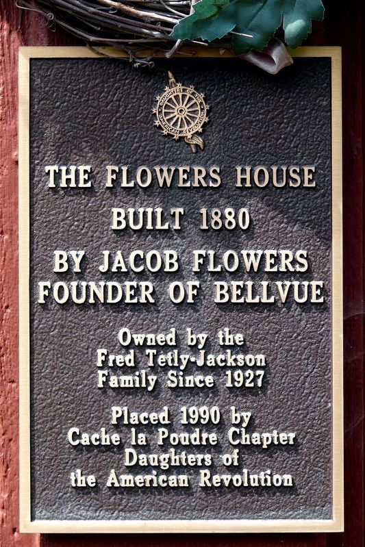 The Flowers House Marker image. Click for full size.