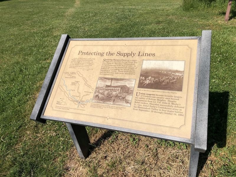 Protecting the Supply Lines Marker image. Click for full size.
