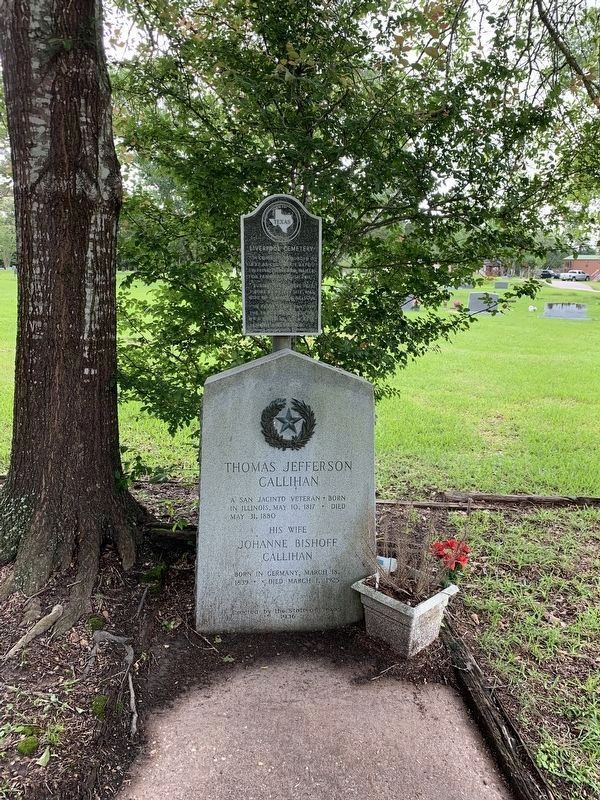 Liverpool Cemetery Marker. Click for full size. Liverpool Cemetery Marker image. Click for full size.