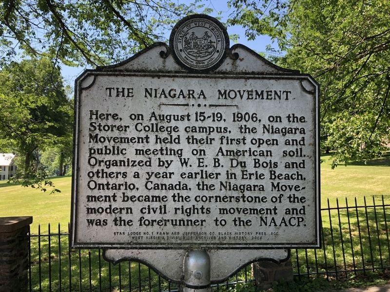 The Niagara Movement Marker image. Click for full size.
