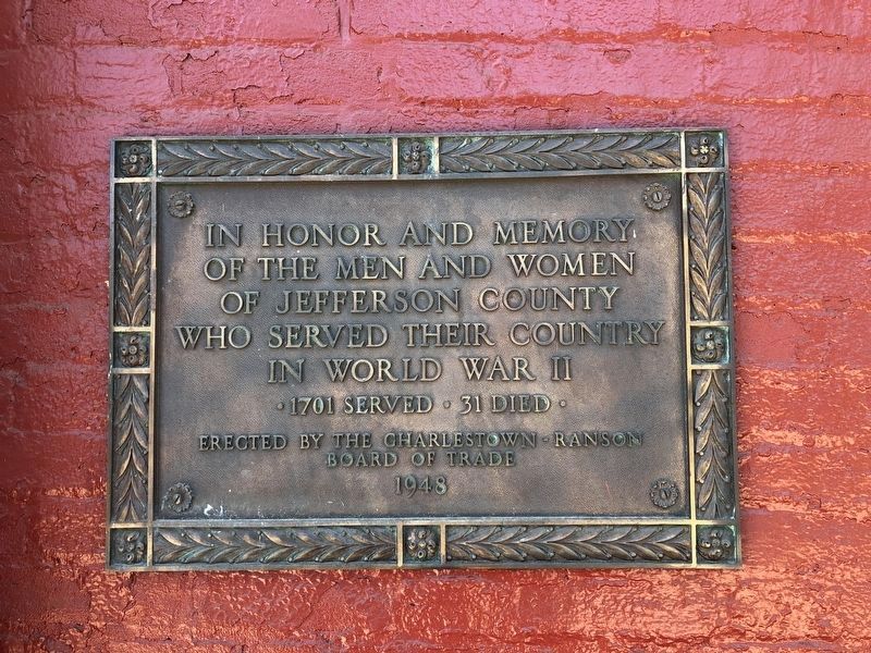 Jefferson County World War II Memorial image. Click for full size.