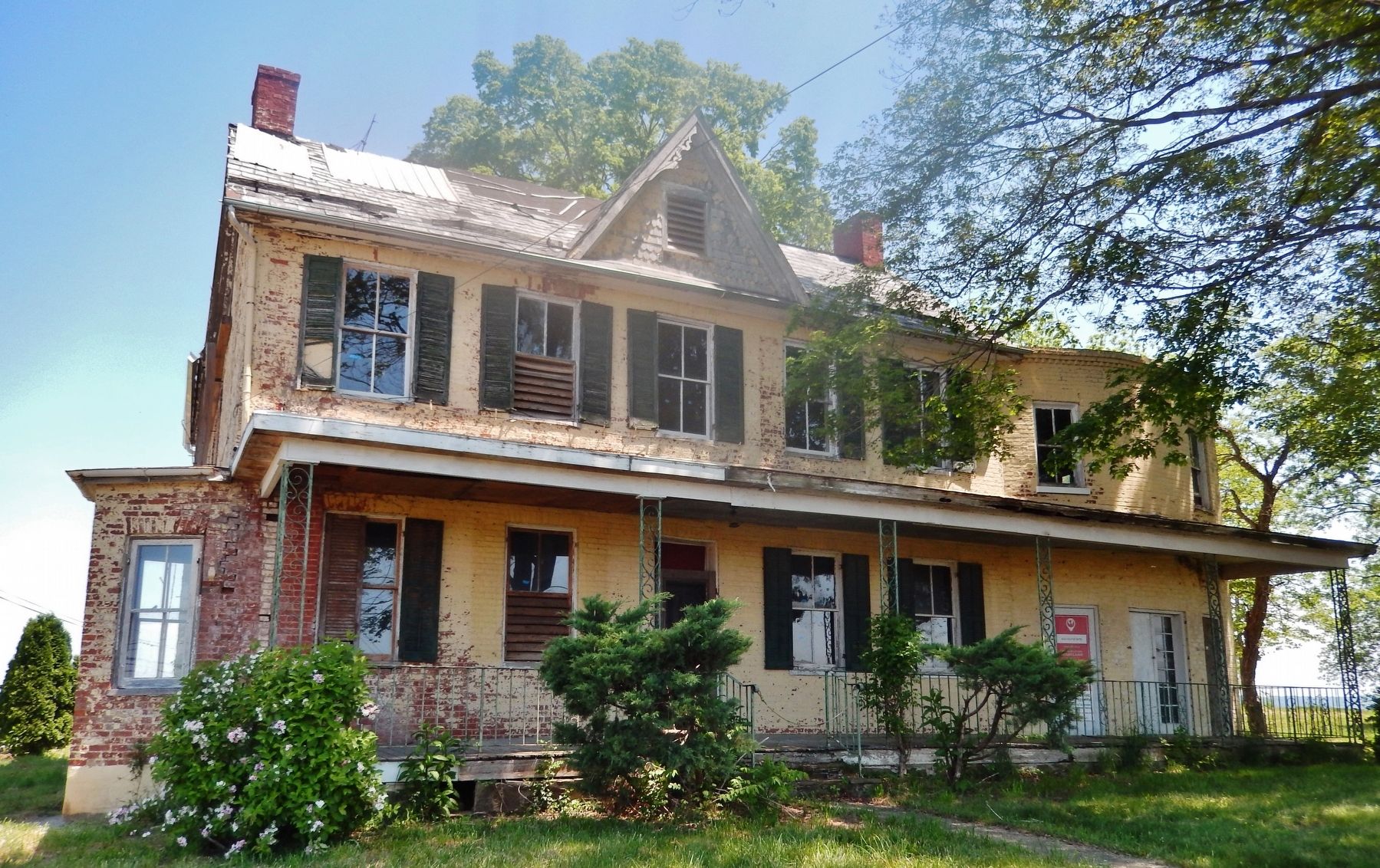 The Hamilton Willard Shafer Farm House (<i>south elevation</i>) image. Click for full size.