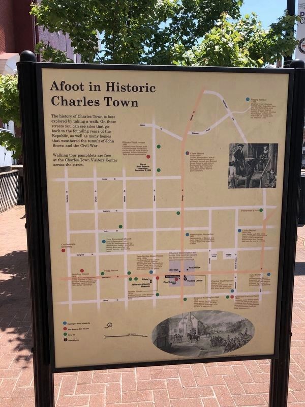 Afoot in Historic Charles Town side of the marker image. Click for full size.