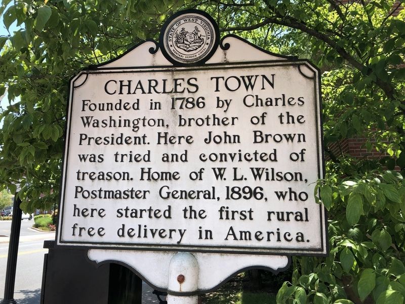 Charles Town Marker image. Click for full size.