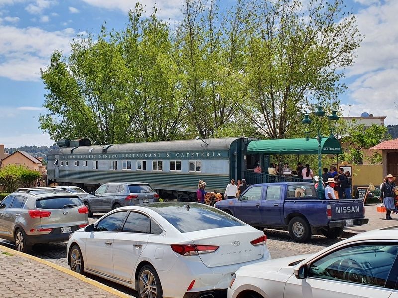 The restaurant made from a railcar across from the Old Railway Station. Click for full size. The restaurant made from a railcar across from the Old Railway Station image. Click for full size.