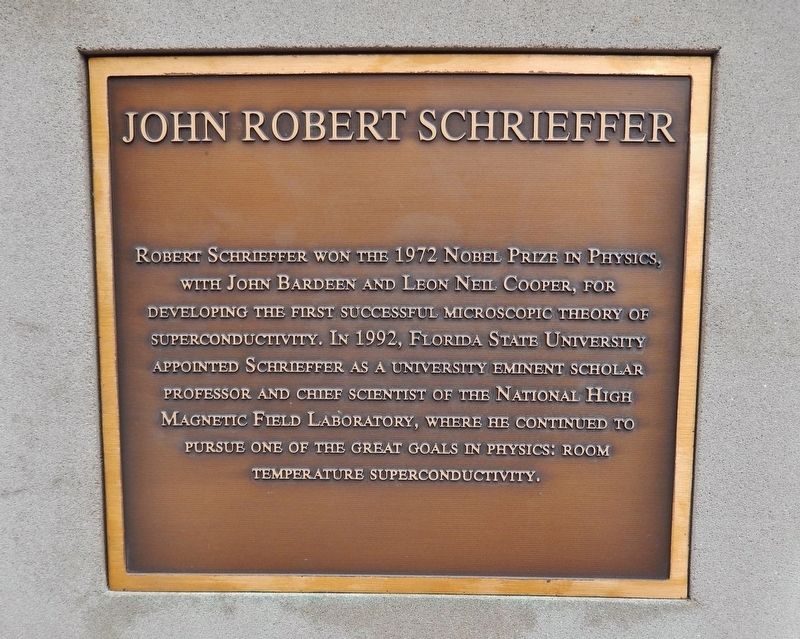 John Robert Schrieffer Marker image. Click for full size.