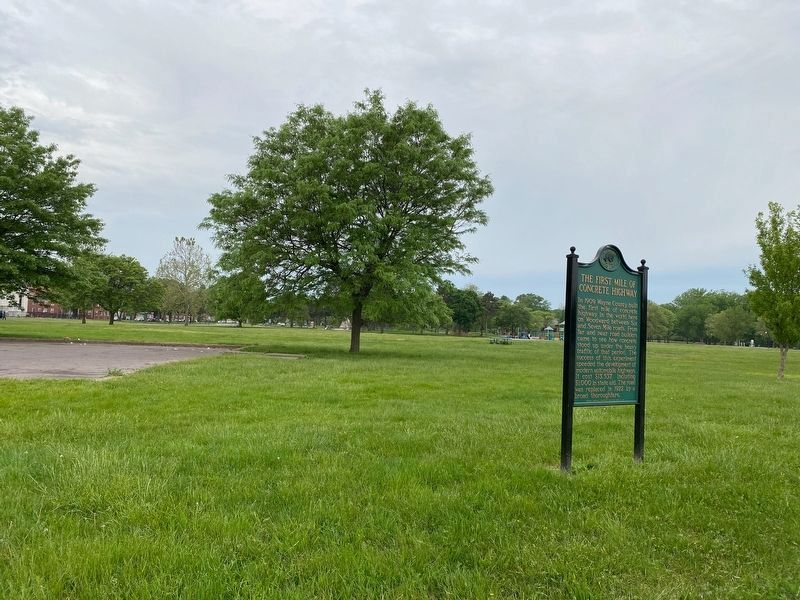 Marker located in Palmer Park. image. Click for full size.