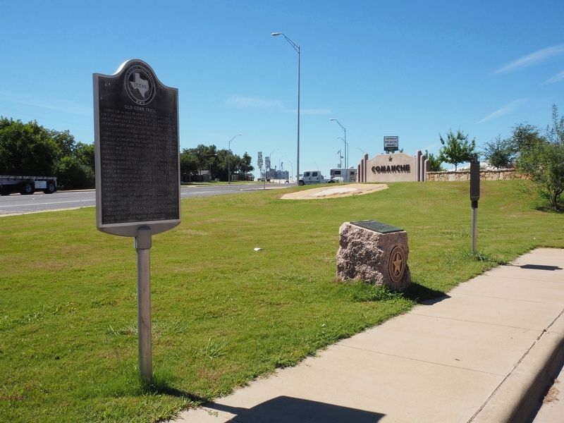 Old Corn Trail Marker. Click for full size. Old Corn Trail Marker image. Click for full size.