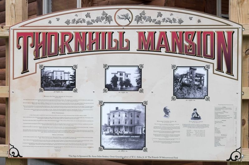 Thornhill Mansion Marker image. Click for full size.
