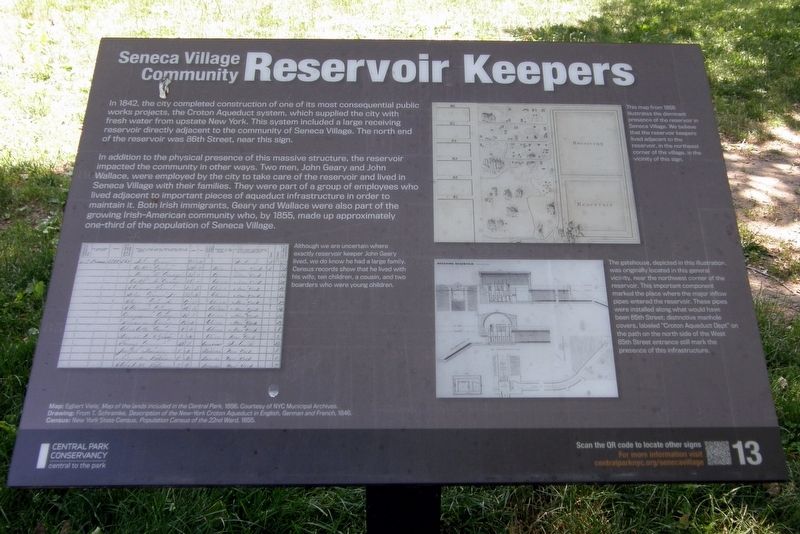 Reservoir Keepers Marker.. Click for full size. Reservoir Keepers Marker. image. Click for full size.