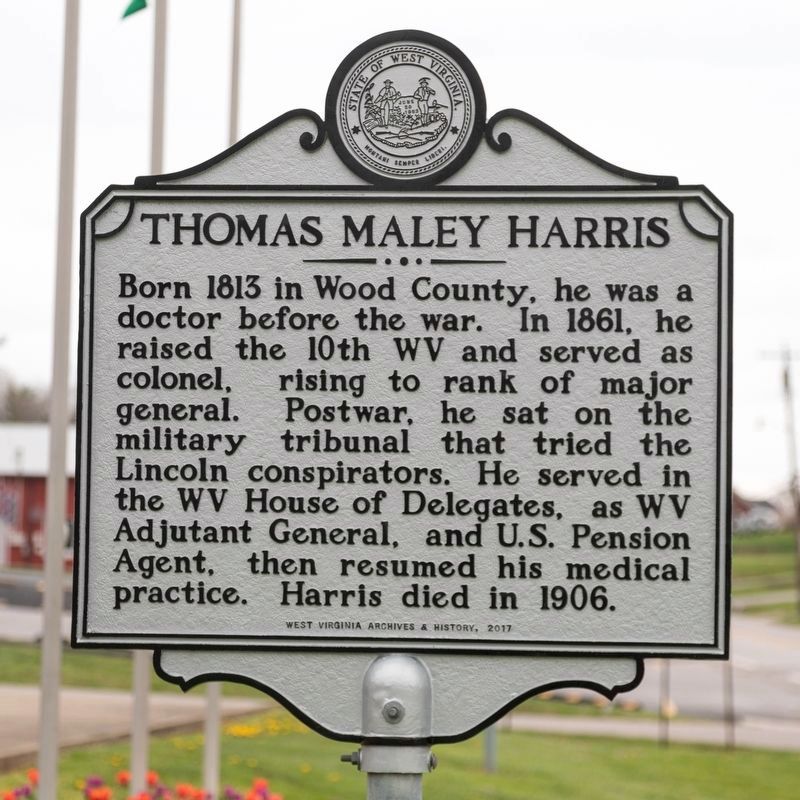 Thomas Maley Harris side of marker image. Click for full size.