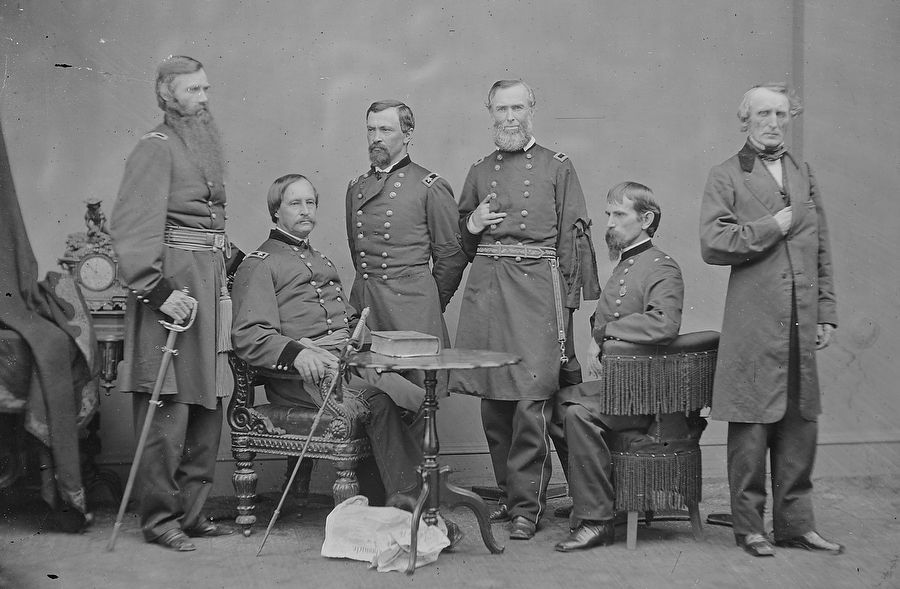 Lincoln Assassination Conspirators Military Commission image. Click for full size.
