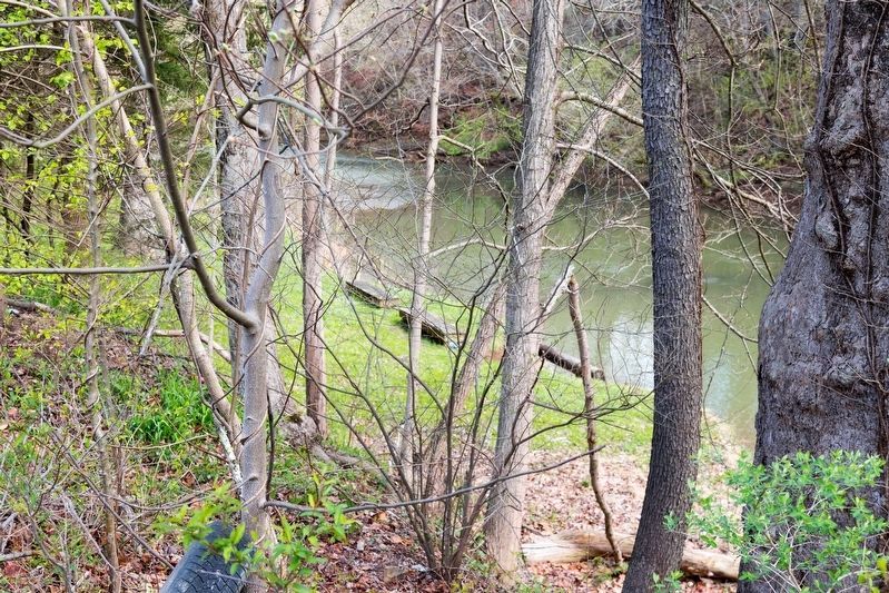 Center Branch Baptism Location on Elk Creek image. Click for full size.