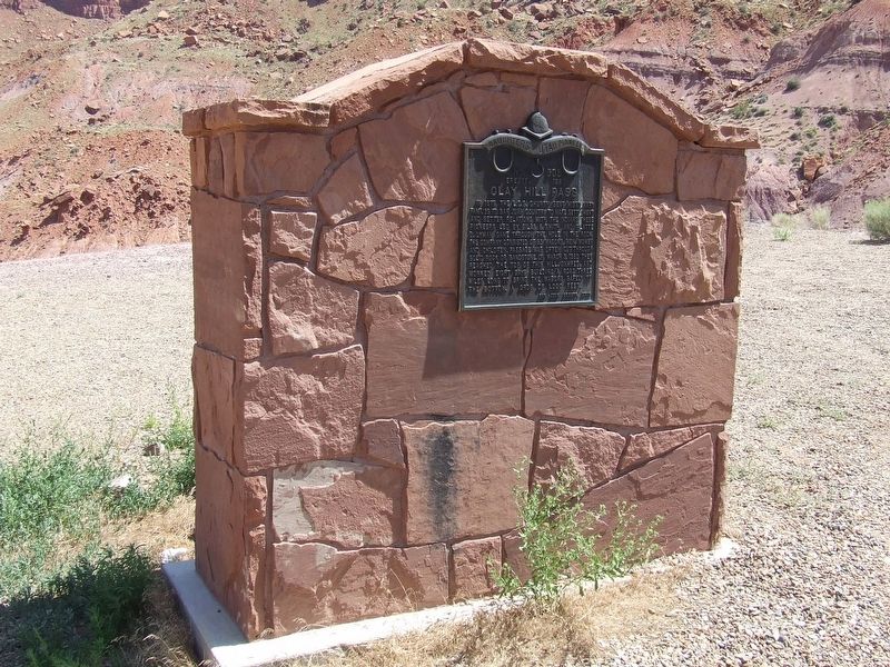 Clay Hill Pass Historical Marker image. Click for full size.