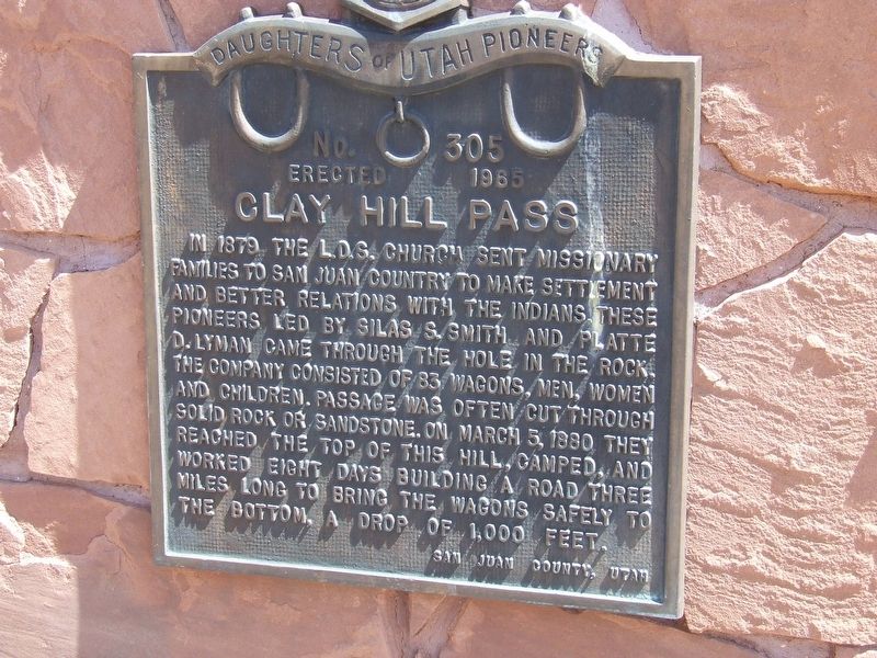 Clay Hill Pass Marker image. Click for full size.