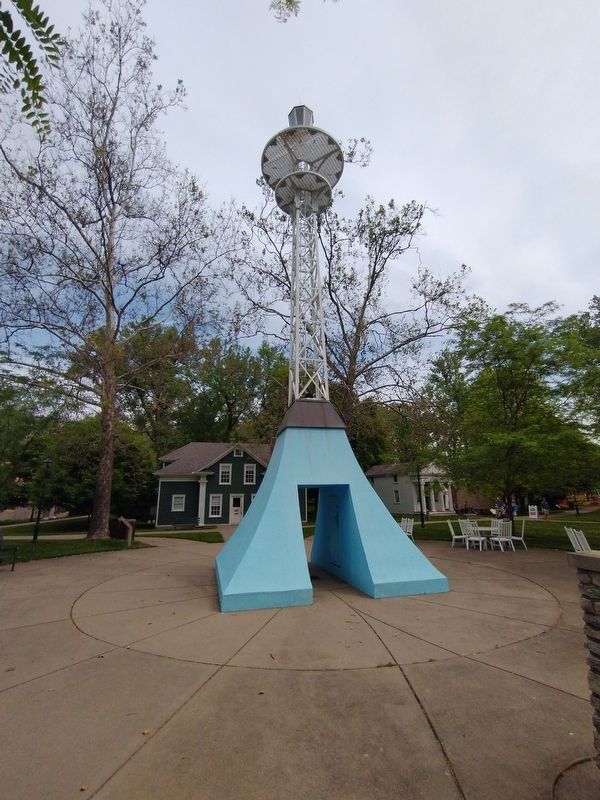 The Old River Park Swimming Pool Light Tower Marker. Click for full size. The Old River Park Swimming Pool Light Tower Marker image. Click for full size.