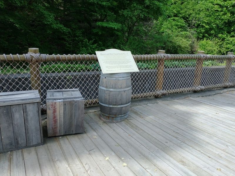 Miami and Erie Canal Lock No. 17 Marker image. Click for full size.
