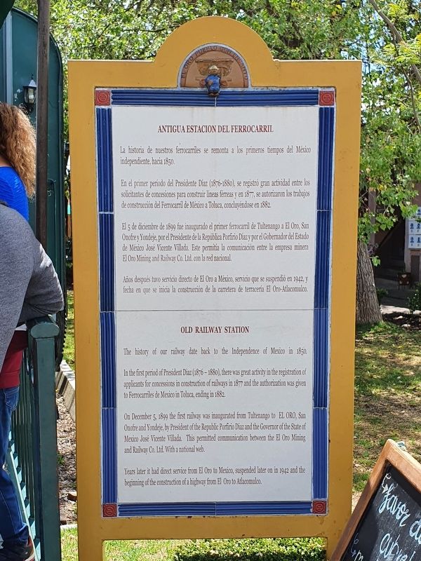Old Railway Station Marker image. Click for full size.