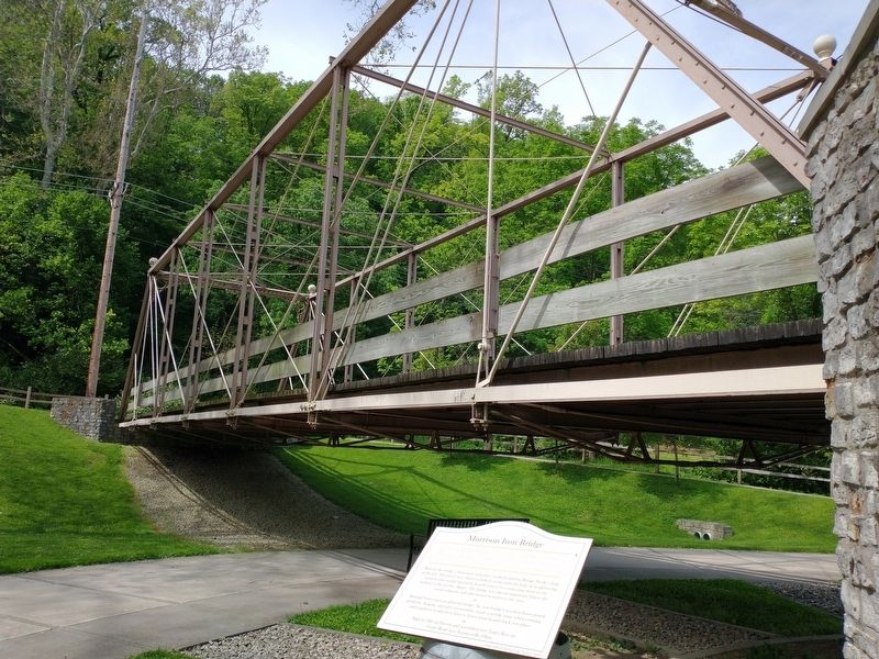 Morrison Iron Bridge Marker image. Click for full size.