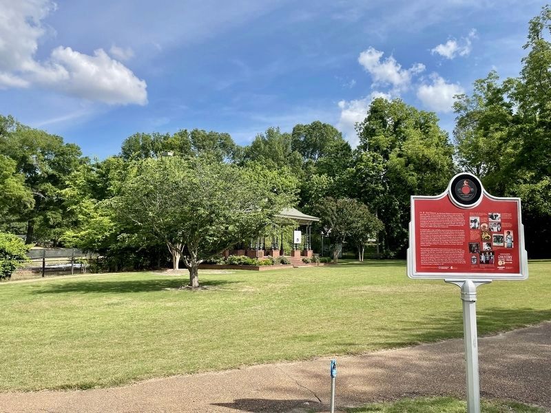 O.B. McClinton Marker at park.. Click for full size. O.B. McClinton Marker at park. image. Click for full size.