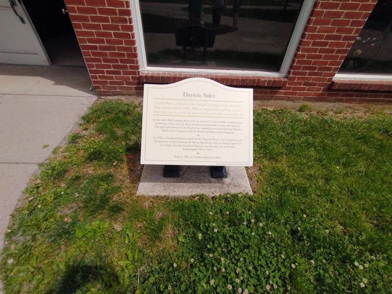 Dayton Sales Marker. Click for full size. Dayton Sales Marker image. Click for full size.