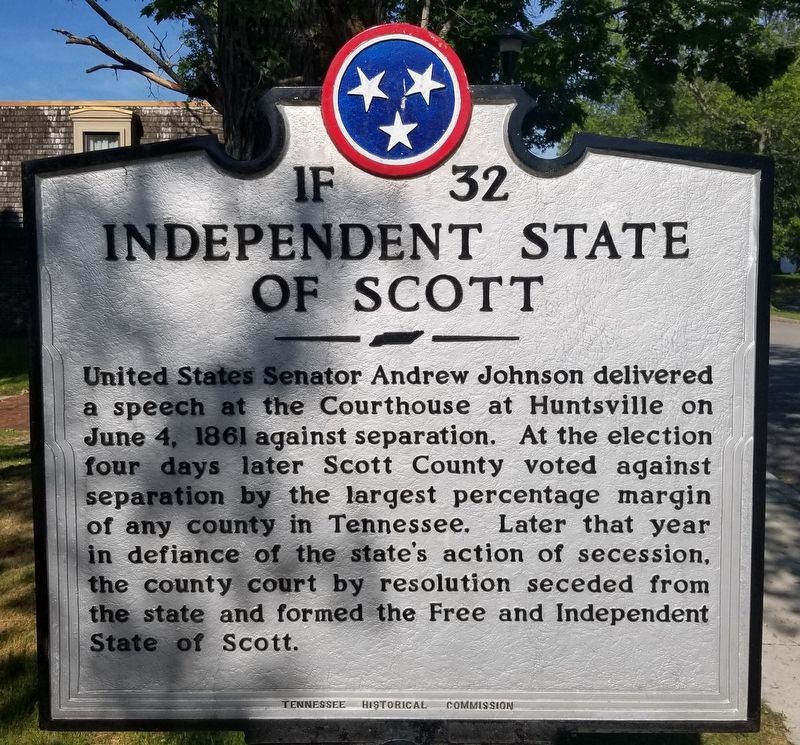 Independent State of Scott Marker image. Click for full size.