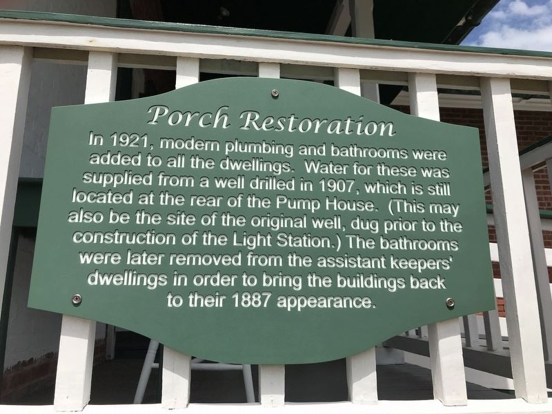 Porch Restoration Marker image. Click for full size.