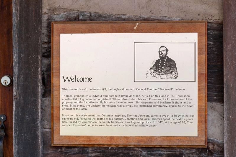 Welcome Plaque image. Click for full size.