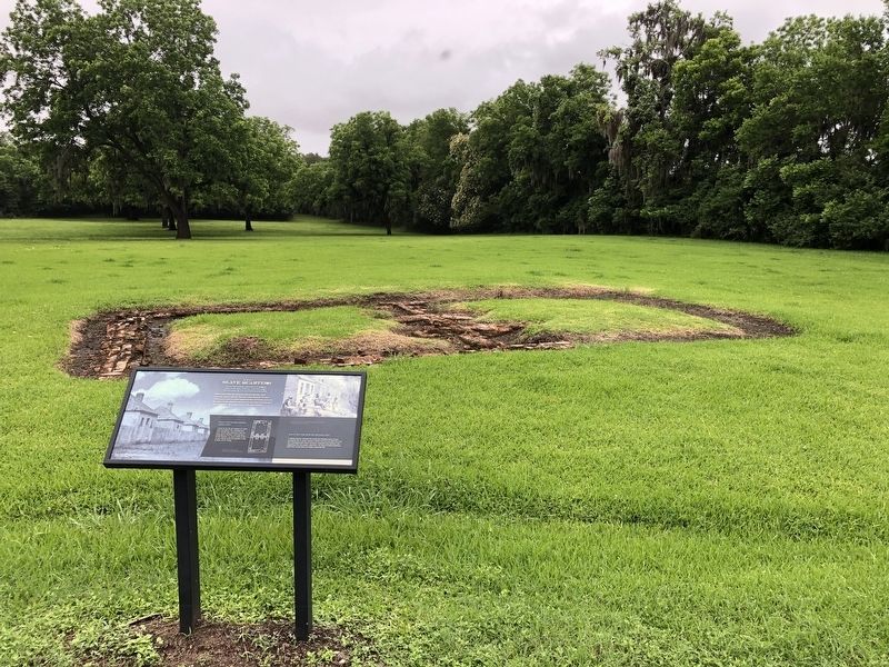 The Slave Quarters Marker. Click for full size. The Slave Quarters Marker image. Click for full size.