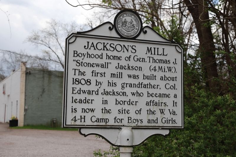 Jacksons Mill Marker image. Click for full size.