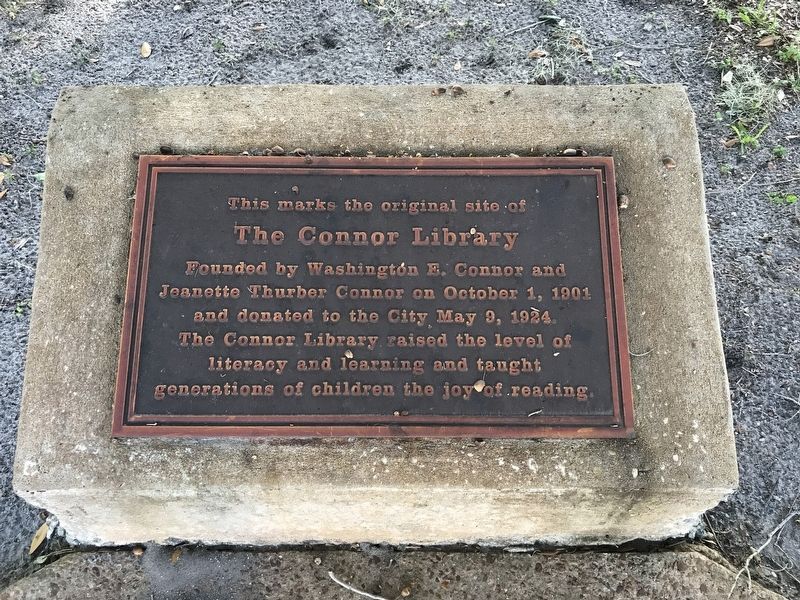 The Connor Library Marker image. Click for full size.