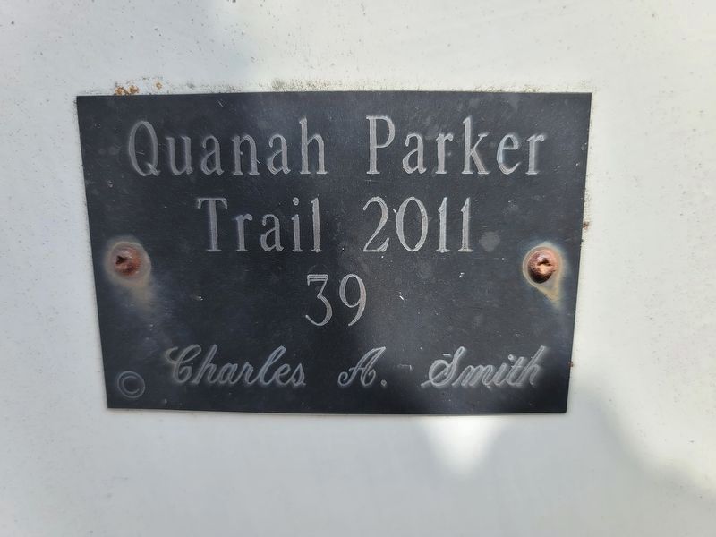 Quanah Parker Trail Marker 39 image. Click for full size.