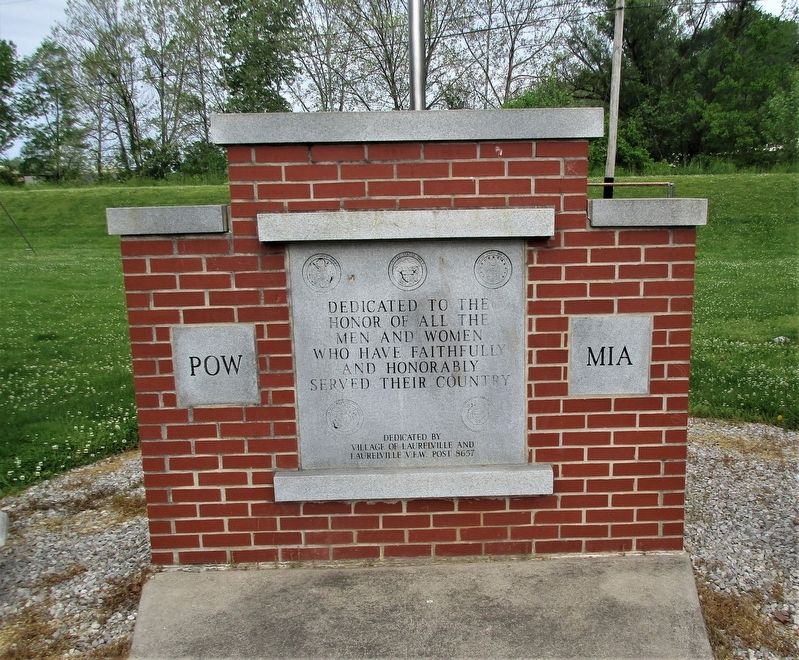 Laurelville Veterans Memorial image. Click for full size.