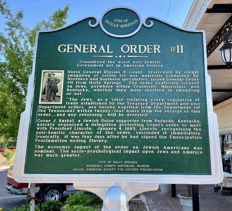 General Order #11 Marker image. Click for full size.