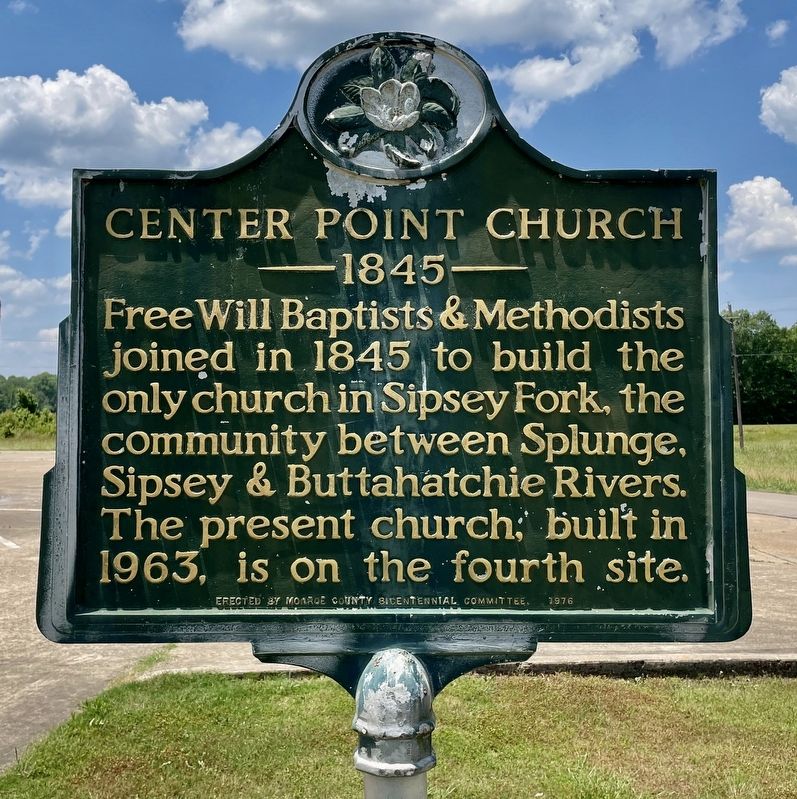 Center Point Church Marker image. Click for full size.