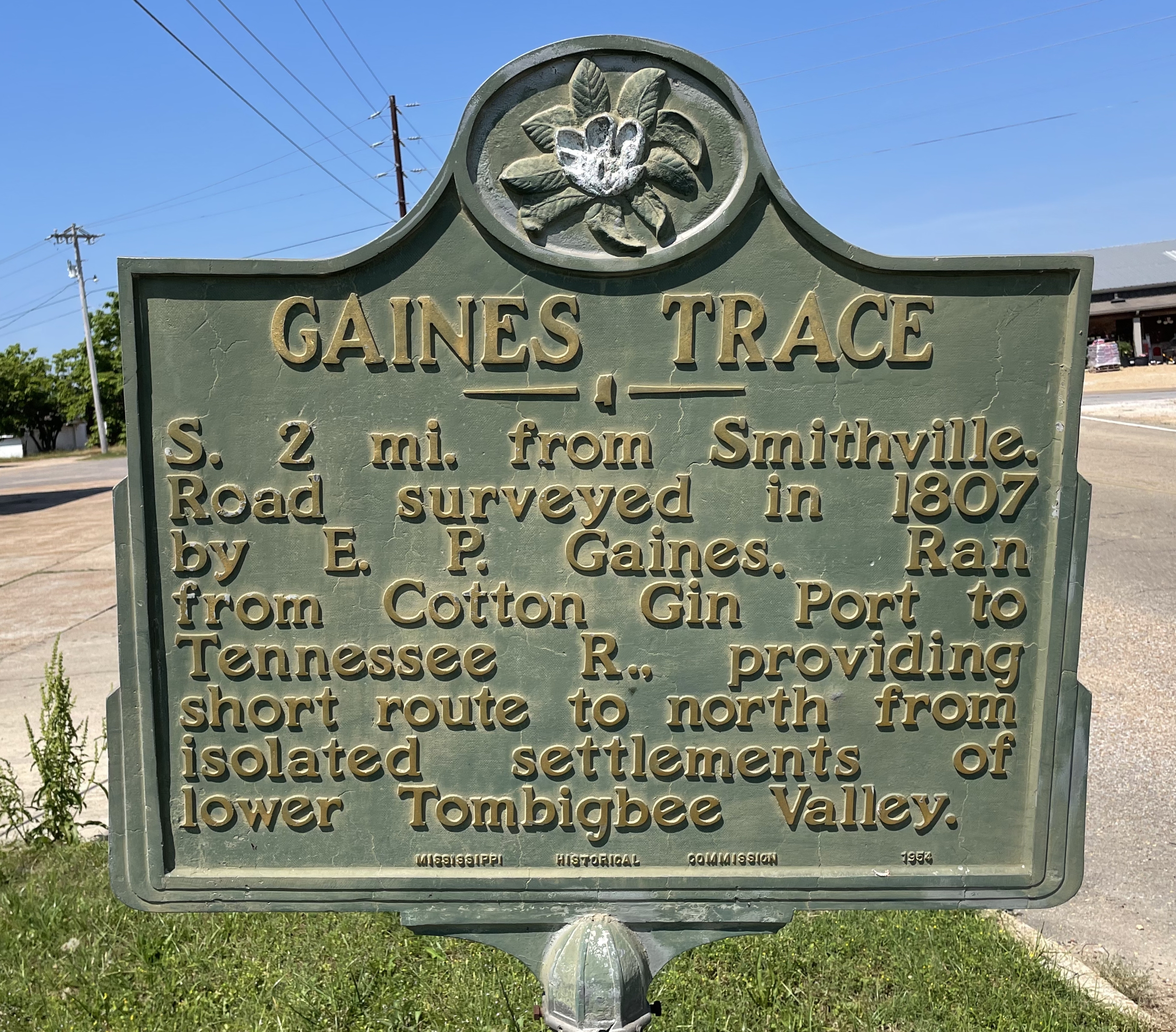 Gaines Trace Marker