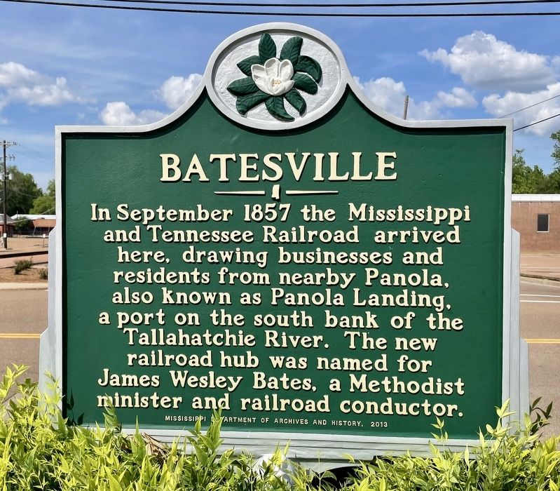 Batesville Marker image. Click for full size.