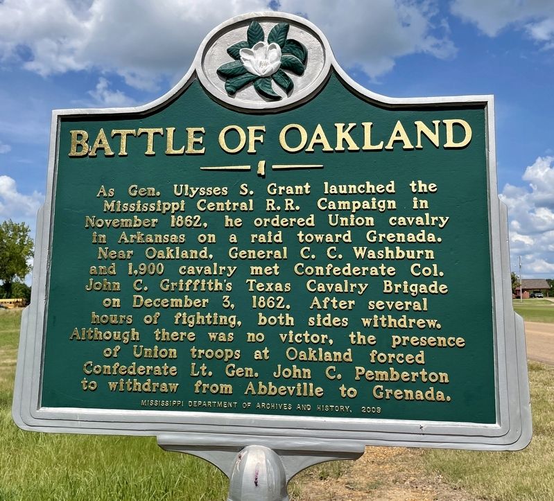 Battle of Oakland Marker image. Click for full size.