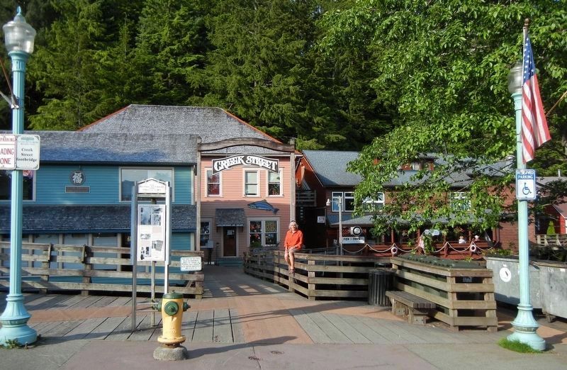 Creek Street Marker. Click for full size. Creek Street Marker image. Click for full size.