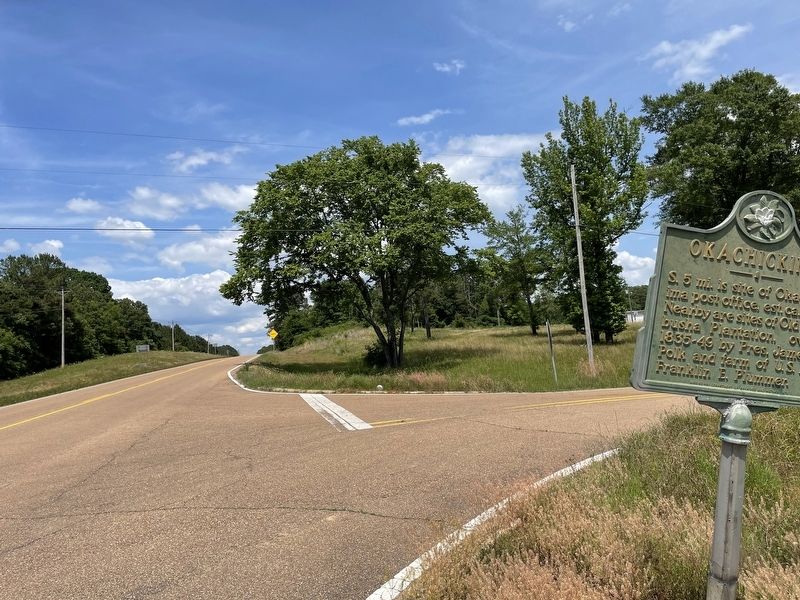 Coffeeville is 2.5 miles from marker. image. Click for full size.