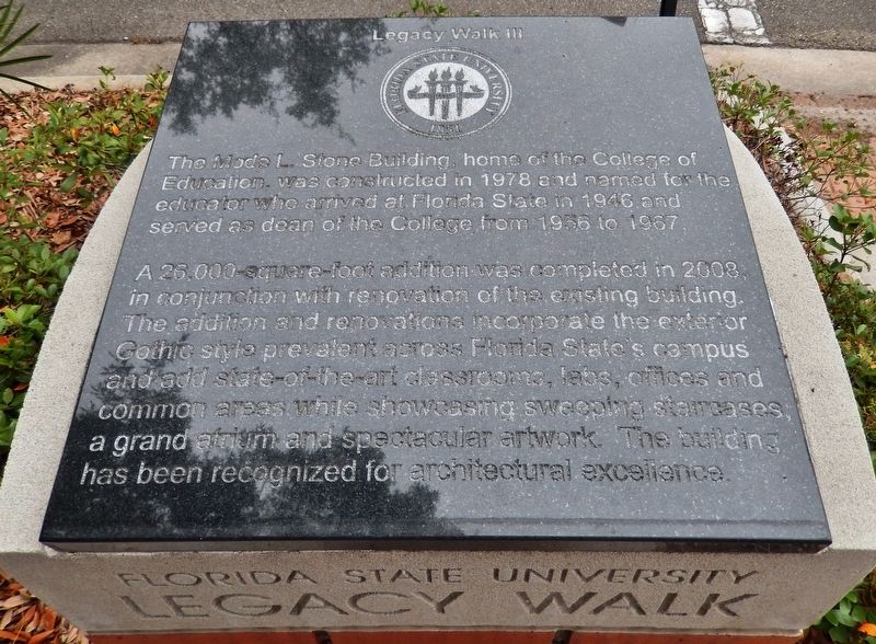 Mode L. Stone Building Marker image. Click for full size.