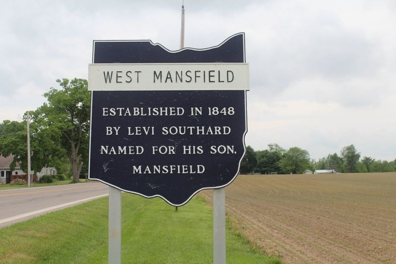 West Mansfield Marker image. Click for full size.