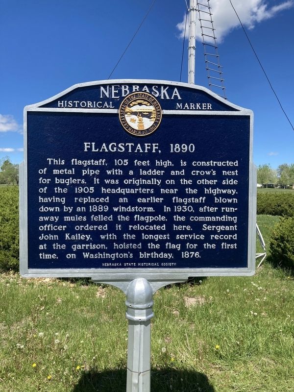 Flagstaff, 1890 Marker image. Click for full size.