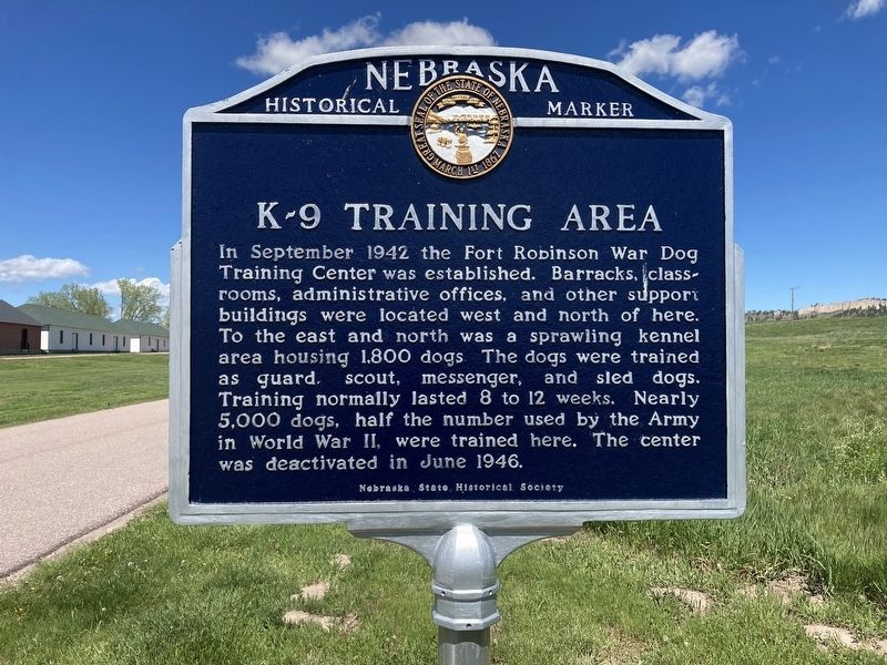 K-9 Training Area Marker image. Click for full size.