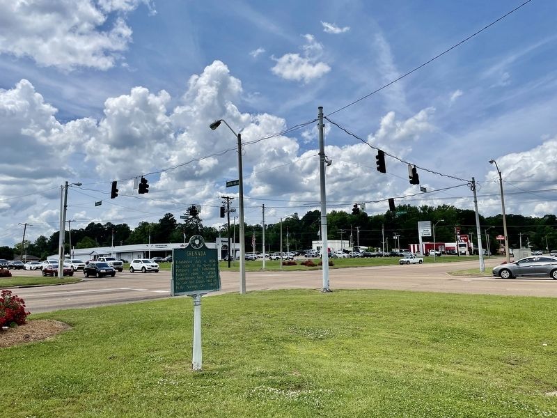 Intersection of Sunset Dr and Commerce St.. Click for full size. Intersection of Sunset Dr and Commerce St. image. Click for full size.