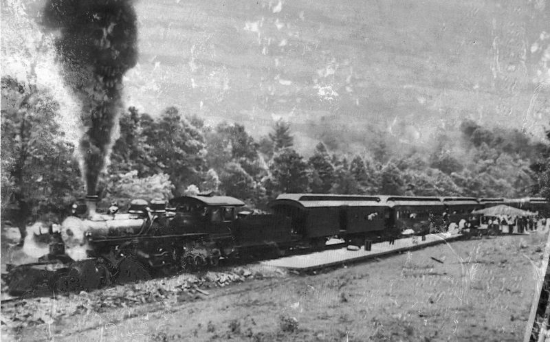 Marker detail: Little River Railroad image. Click for full size.