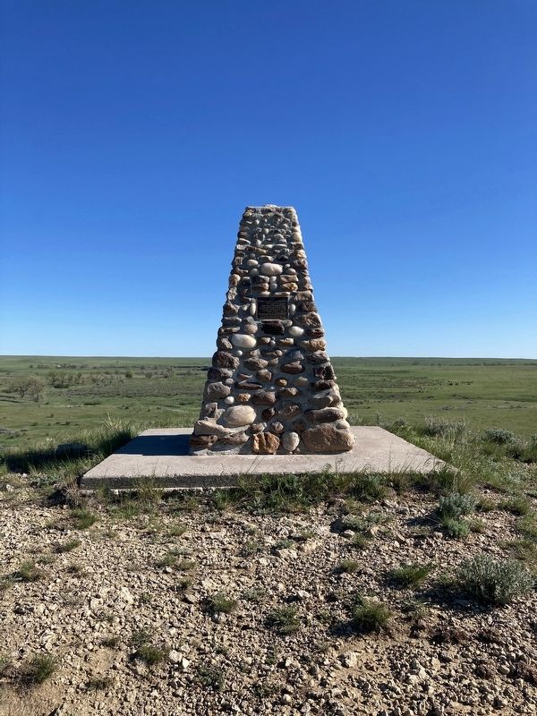 Battle of Warbonnet Creek Monument image. Click for full size.