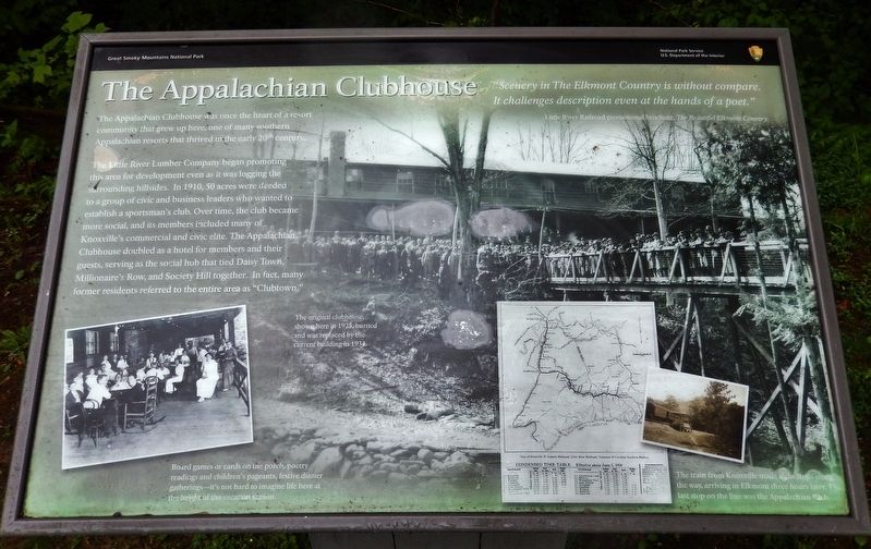 Appalachian Clubhouse Marker image. Click for full size.