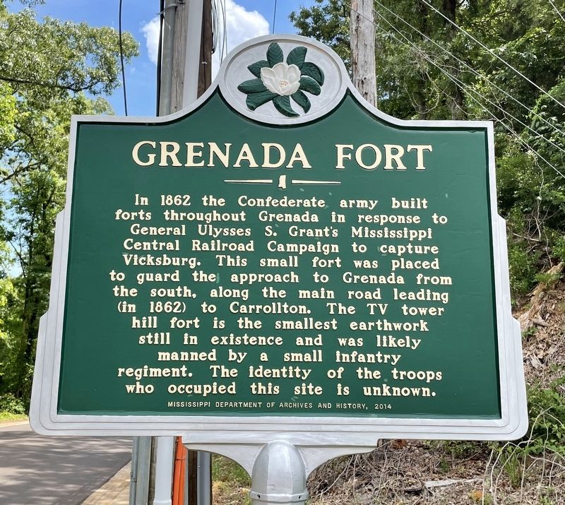 Grenada Fort Marker image. Click for full size.
