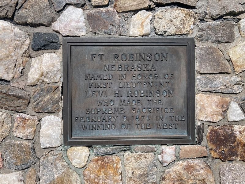 Ft. Robinson Marker image. Click for full size.